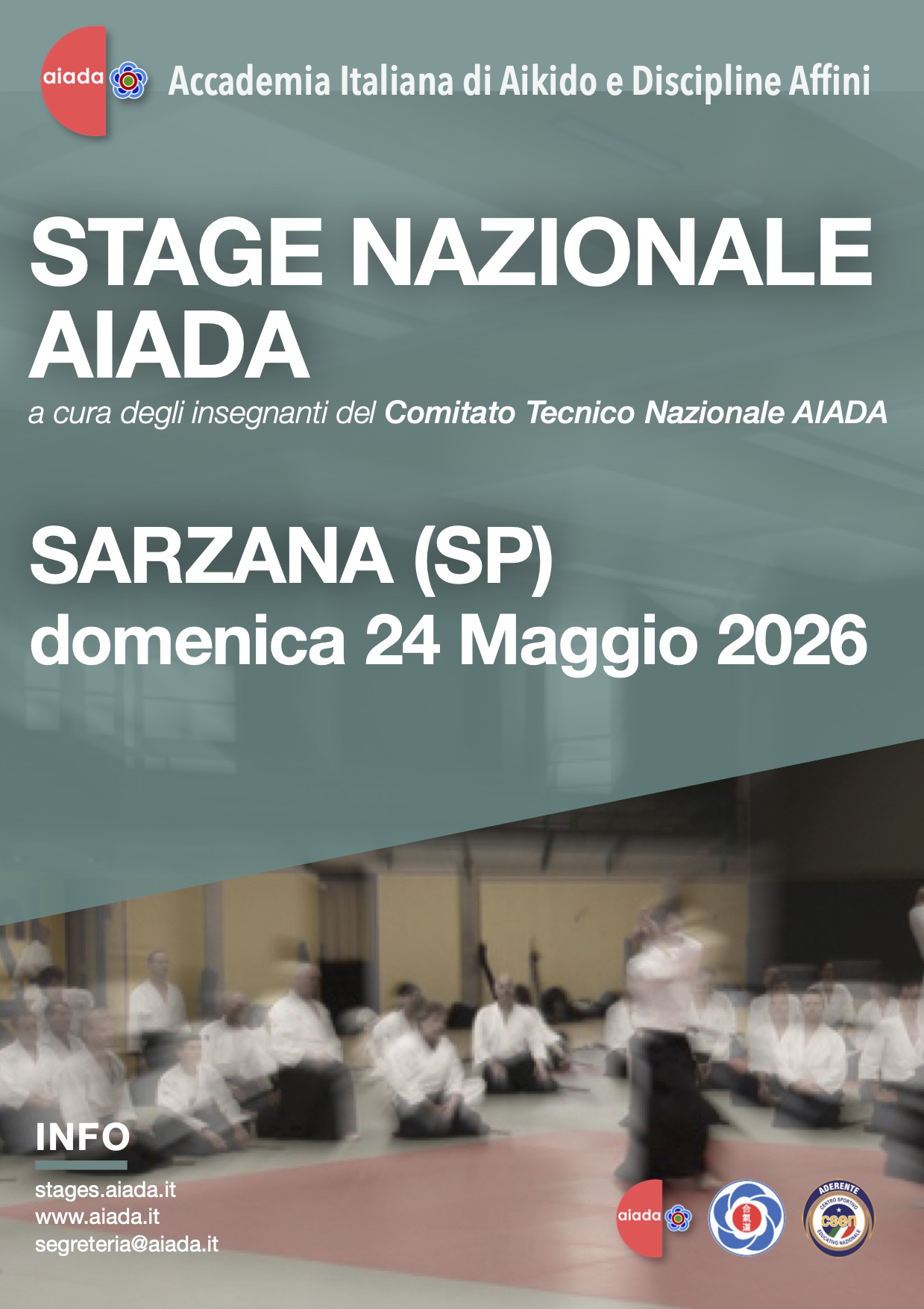 AIADA - Stage nazionale - Sarzana (SP) 24 maggio 2026